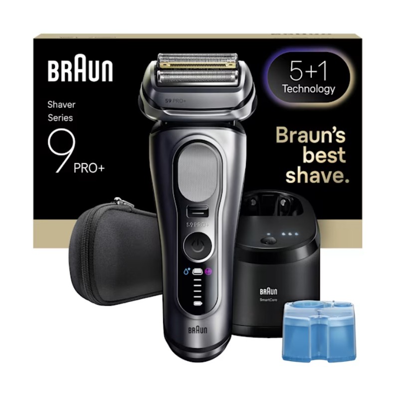 Braun Series 9 Pro+ 9667CC Barbermaskine Sølv Braun Series 9 Pro+ 9667CC Barbermaskine Sølv